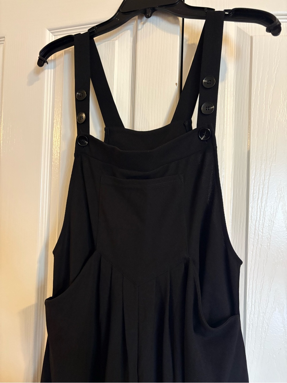 Halara Wide Leg Overall With Pockets Size M (8/10) Black - Picture 5 of 9
